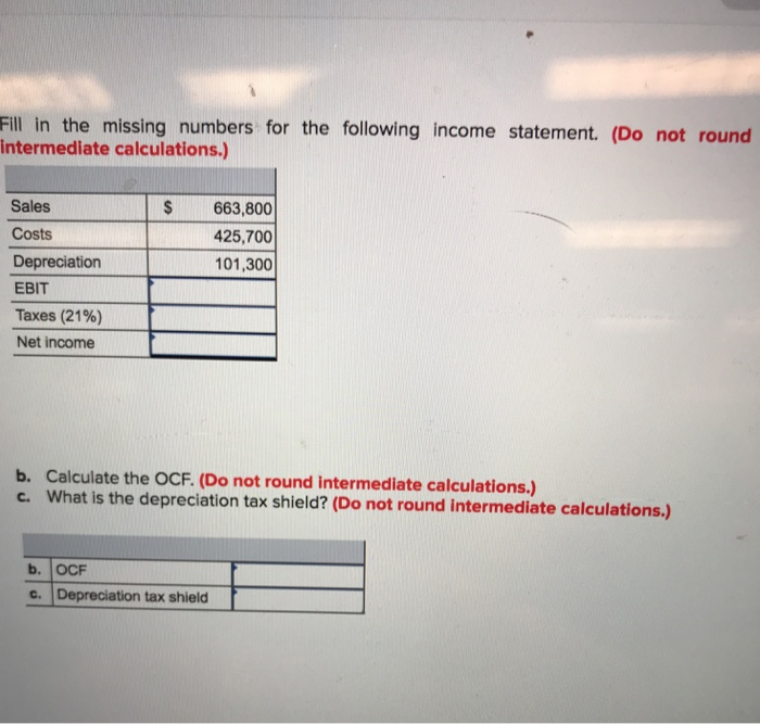 annual depreciation tax shield