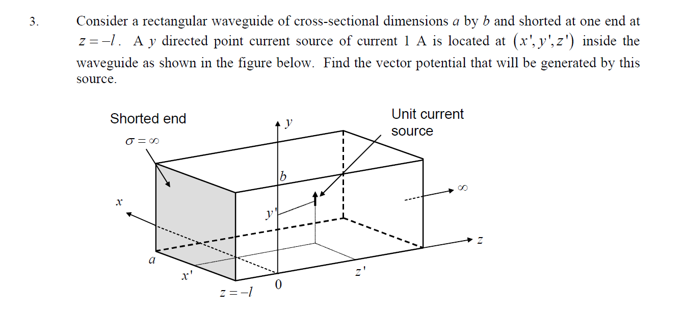 3. Consider A Rectangular Waveguide Of | Chegg.com