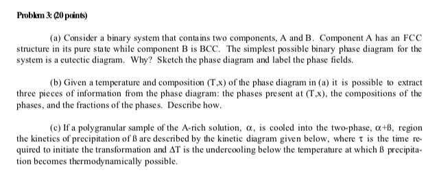 Solved Probkm 3: 20 points) (a) Consider a binary system | Chegg.com