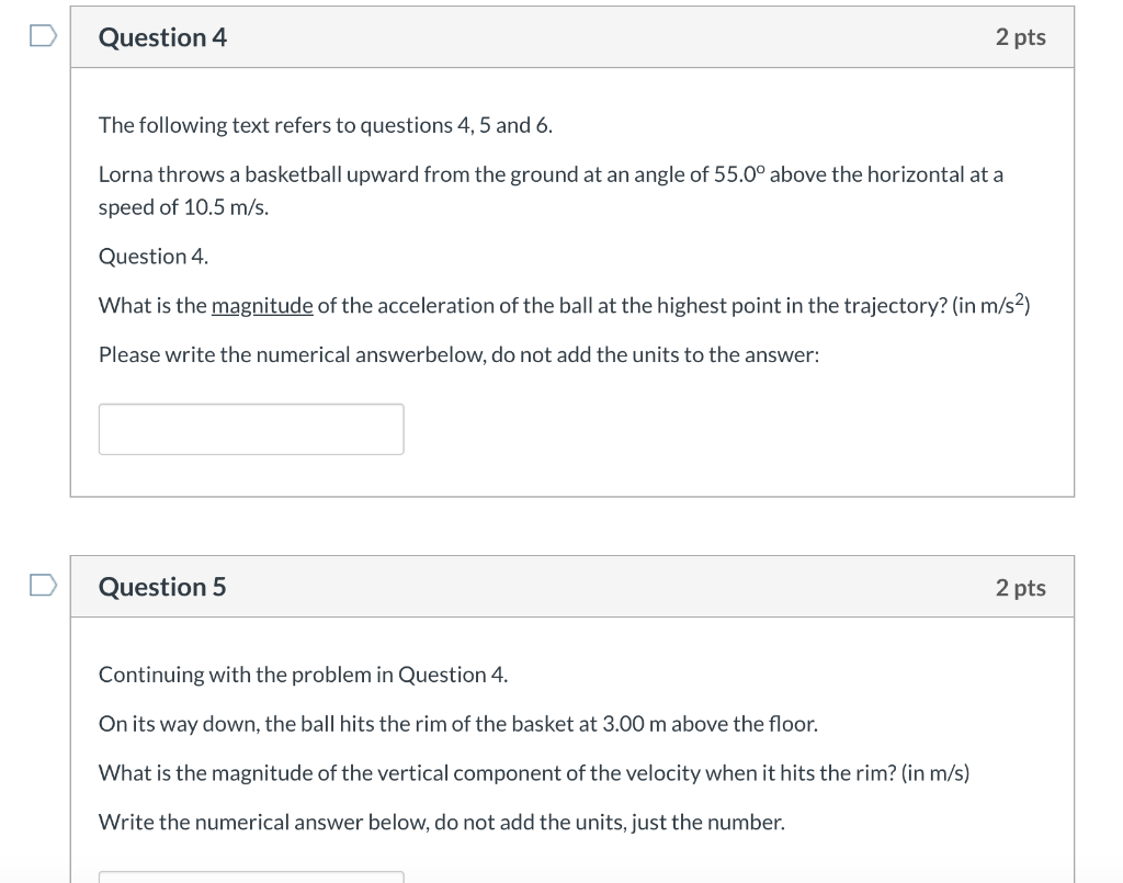 Solved Question 4 2 pts The following text refers to | Chegg.com