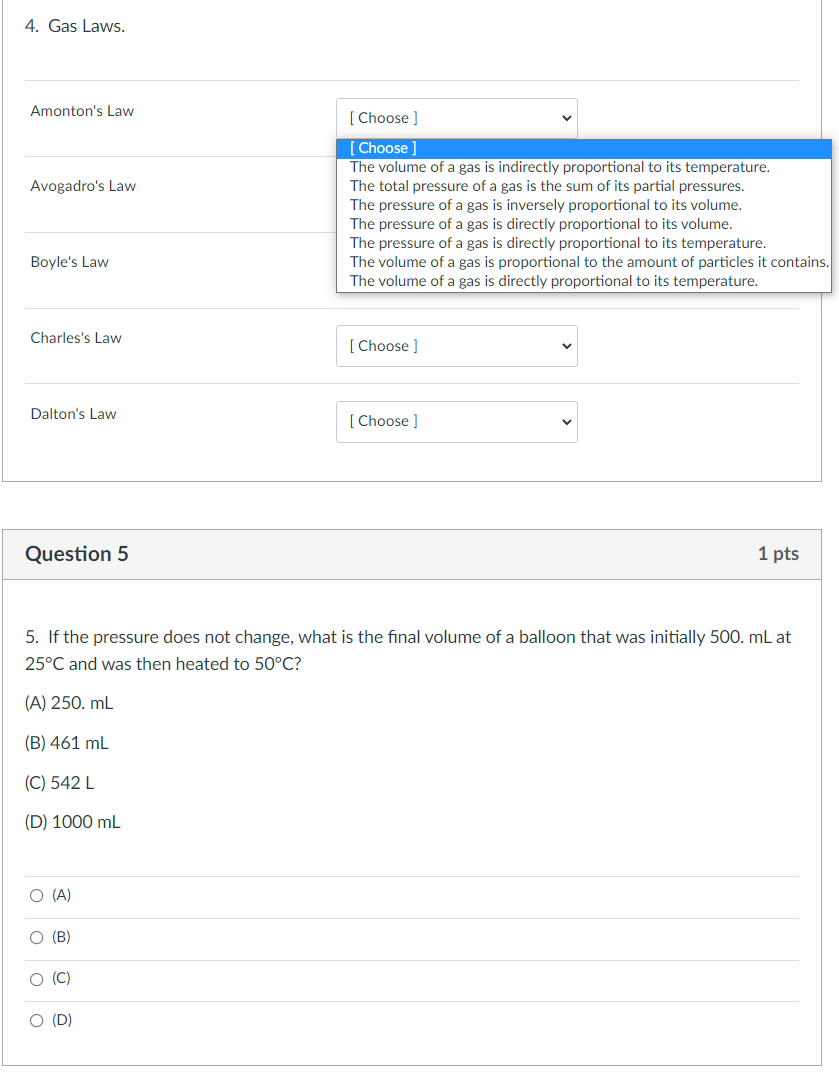 Solved Gen Chem 1 Please Answer all multiple choice | Chegg.com