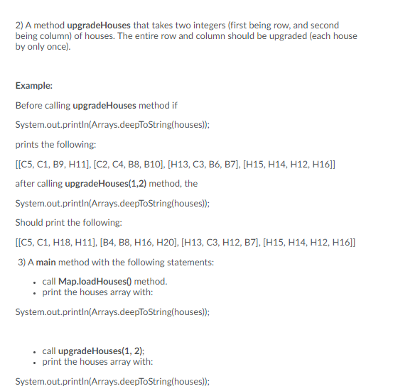 Solved Map Class Create a class called Map that uses the | Chegg.com