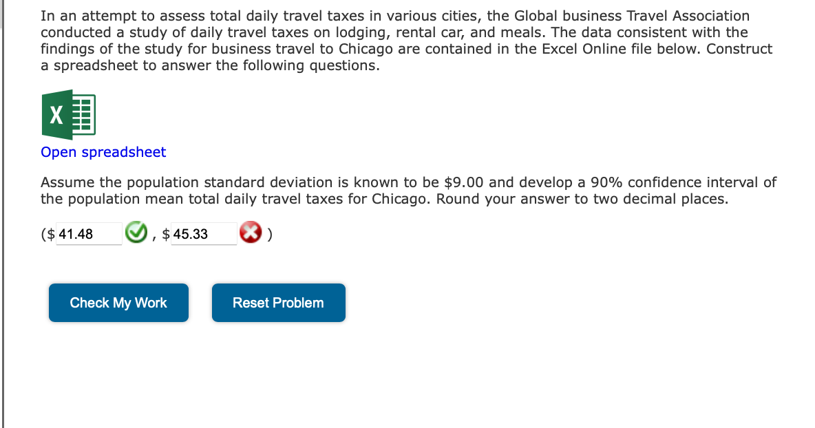 Solved In an attempt to assess total daily travel taxes in