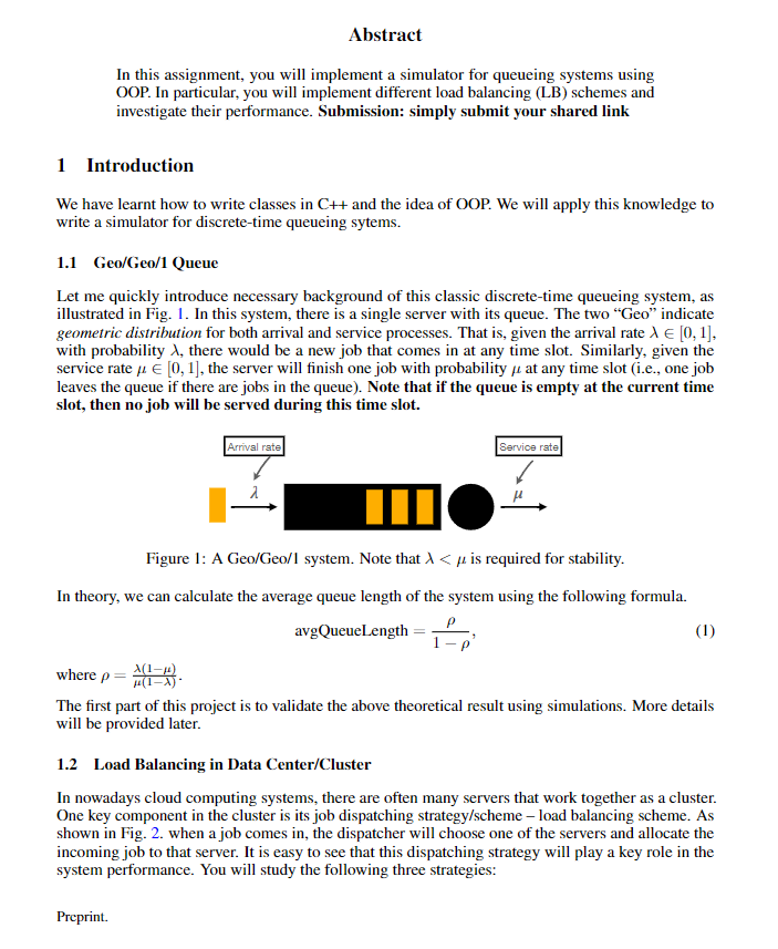 Solved In this assignment, you will implement a simulator | Chegg.com