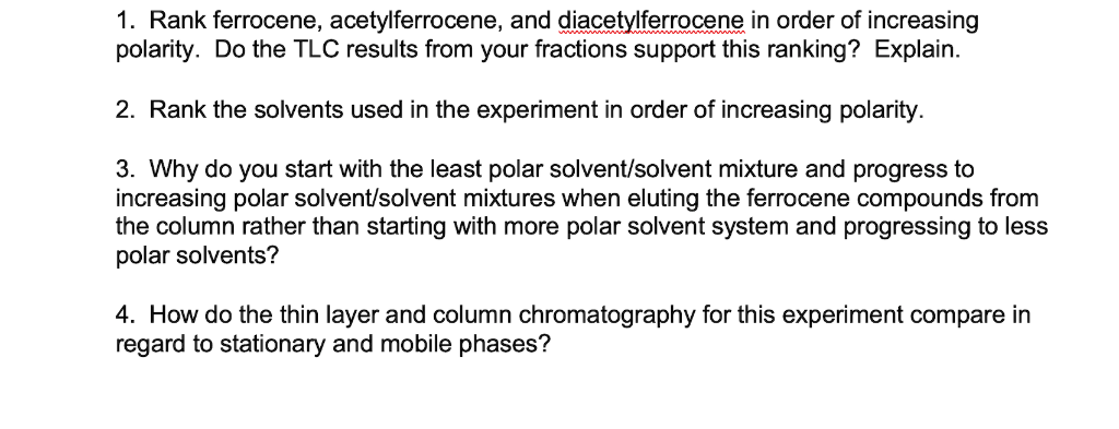 Solved These questions are from an experiment where we had a | Chegg.com