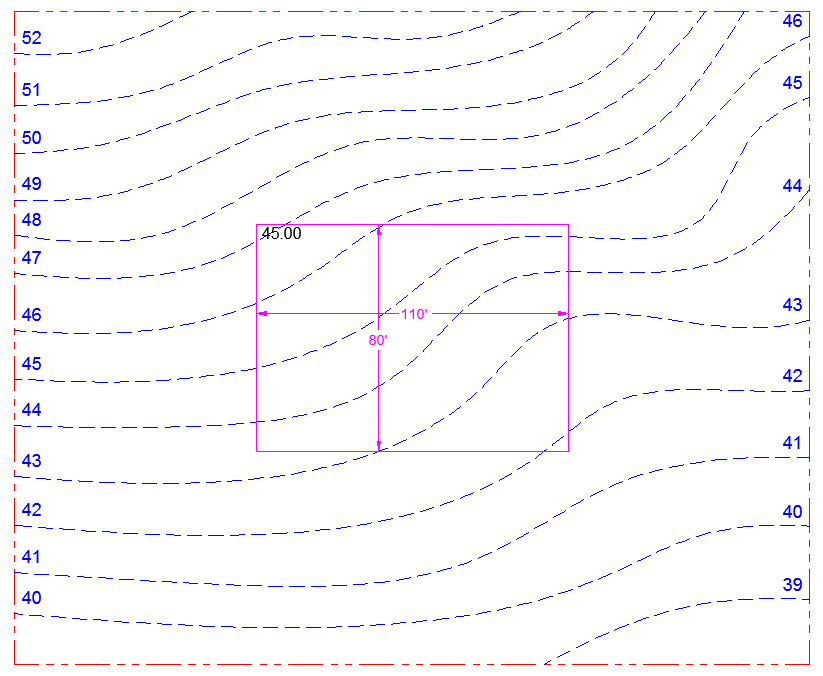 Slope Line Plan Solved 1. Prepare a grading plan for the site shown in the | Chegg.com