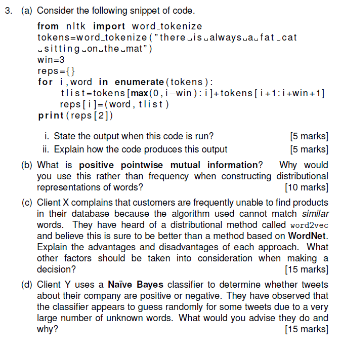 3. (a) Consider the following snippet of code. from | Chegg.com