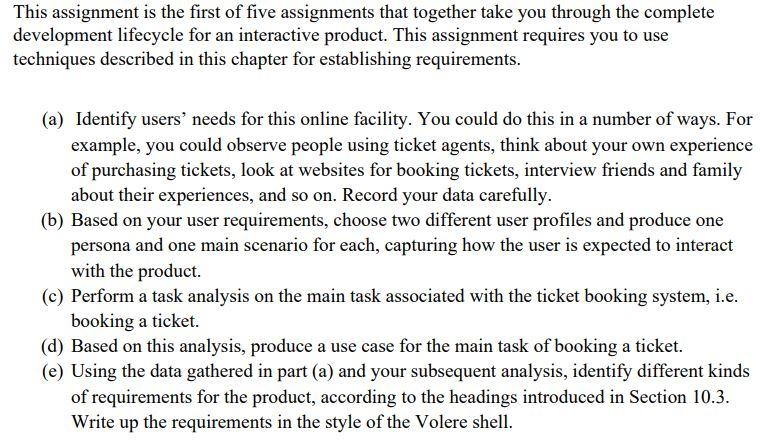 Solved This assignment is the first of five assignments that | Chegg.com