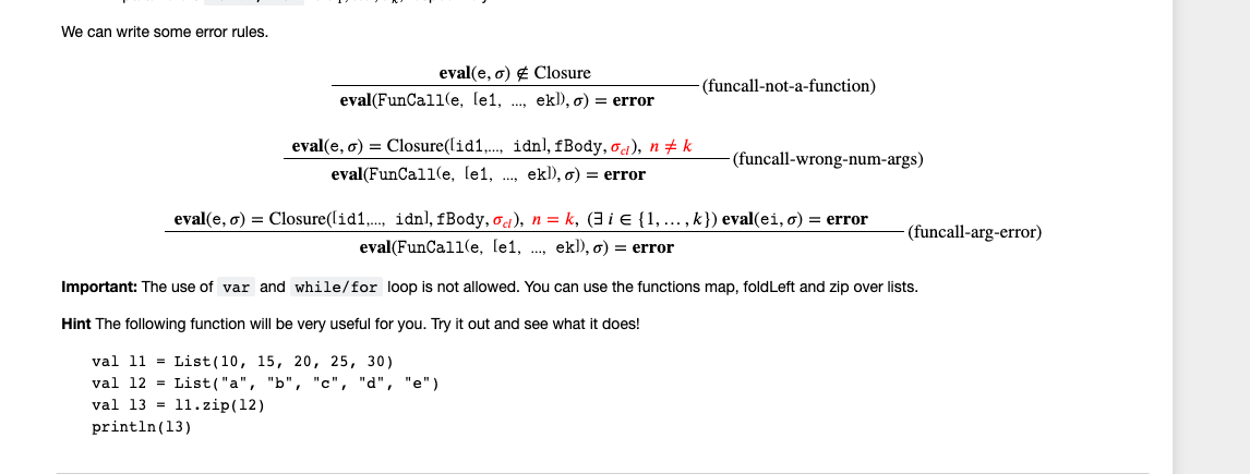 Solved 1 C (30 Points) Build an Interpreter Build an | Chegg.com