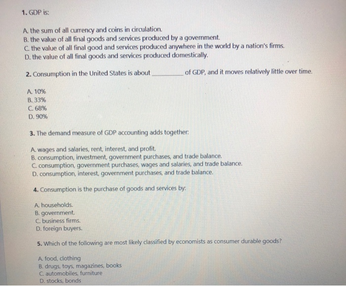Solved 11. Which of the following is not counted as a part