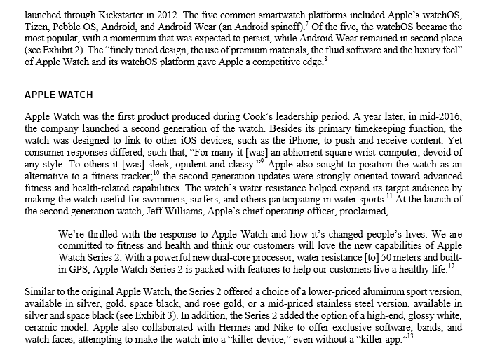 apple watch research paper