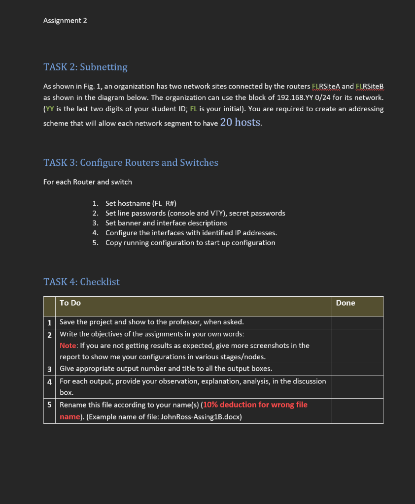 unit 19 computer networking assignment 2