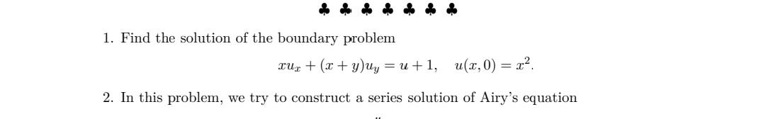 Solved 1. Find the solution of the boundary problem | Chegg.com