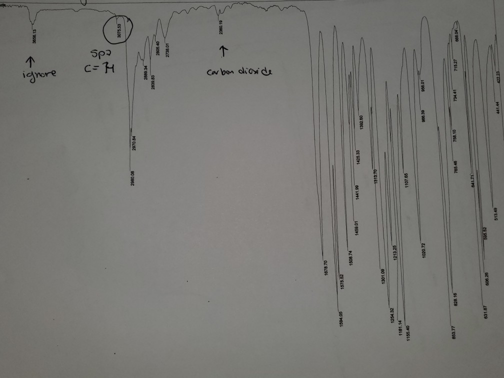 Solved 1. (a) Clearly label the IR spectrum of benzoic acid | Chegg.com