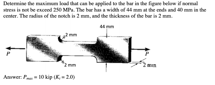 Solved Determine The Maximum Load That Can Be Applied To The | Chegg.com