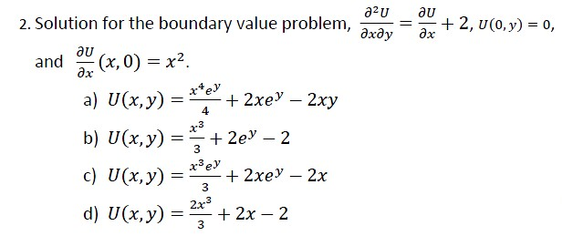 Partial Differential Equations Detailed Is Better Thanks | Chegg.com