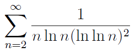 Solved Determine whether the following series converge by | Chegg.com