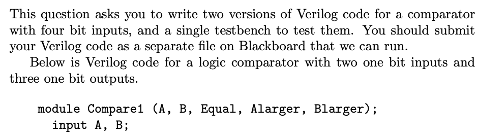 Solved This question asks you to write two versions of | Chegg.com