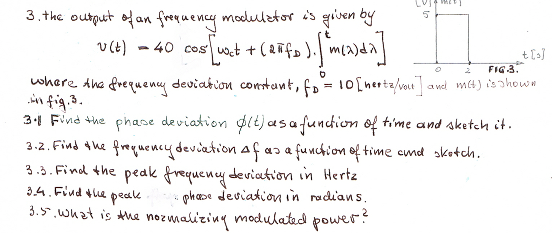 Solved met 5 t[o] FIG 3 0 3. the output of an frequency | Chegg.com