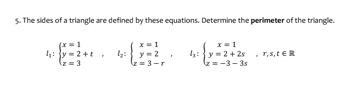 how to find the perimeter of a triangle with two sides given