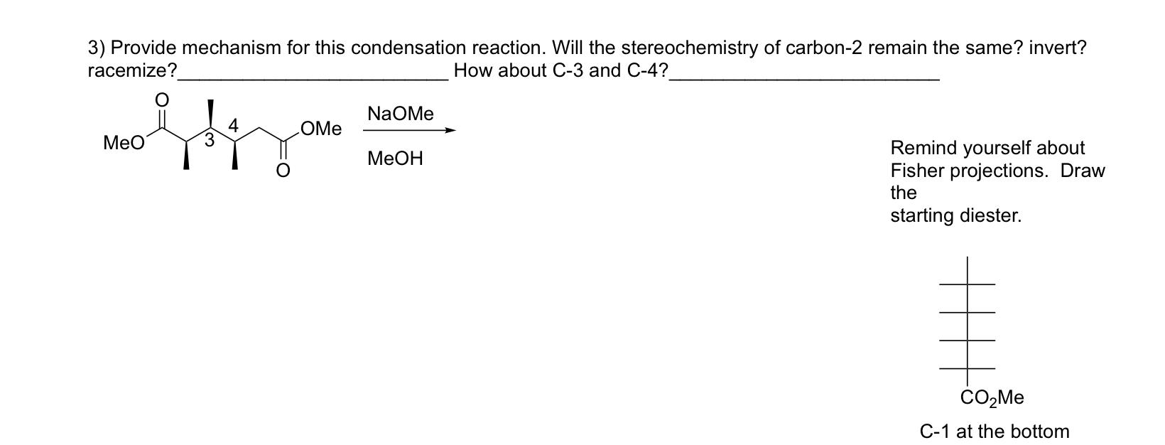 Solved Explain The Stereochemistry As Well As Provide All | Chegg.com