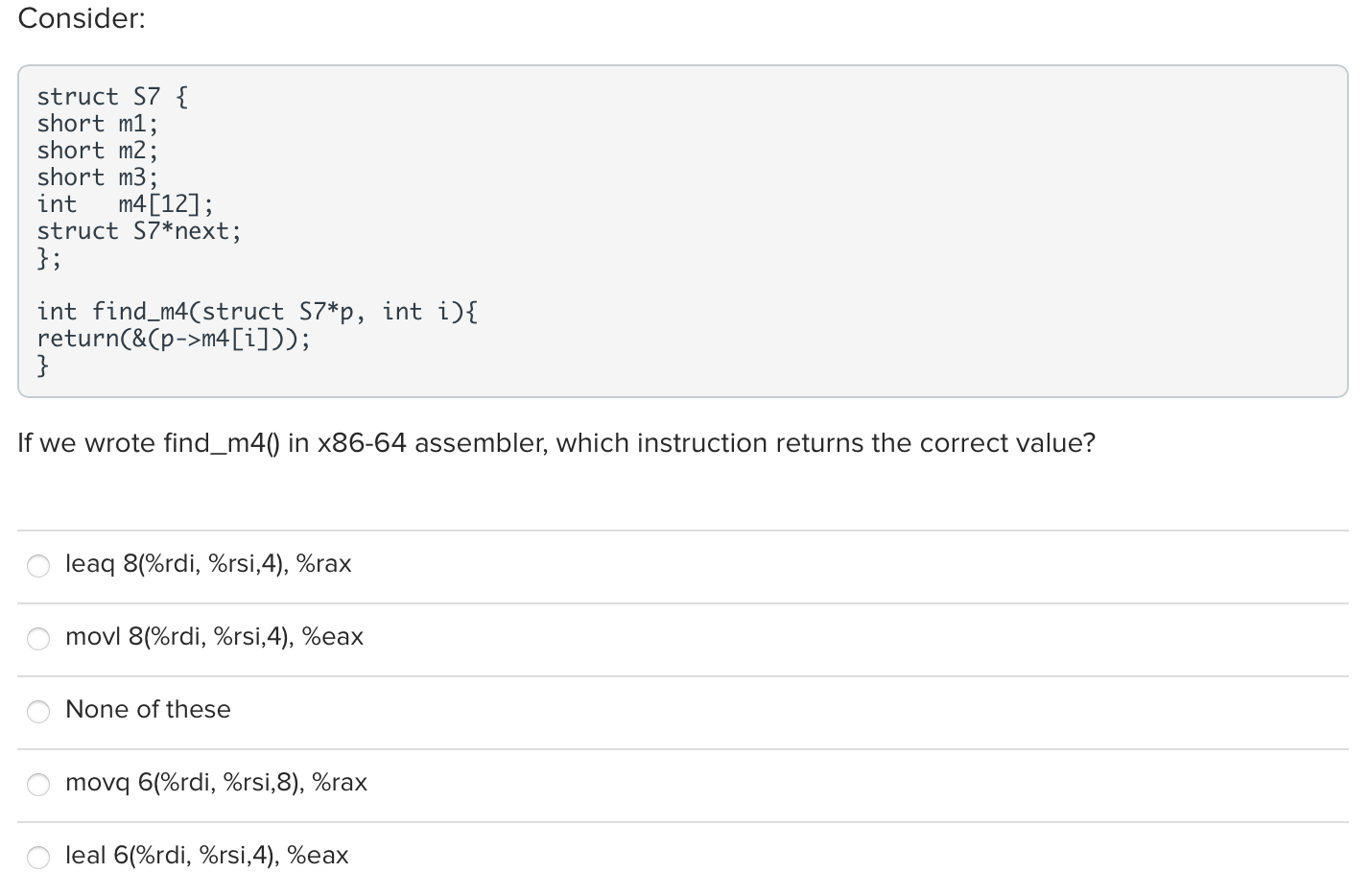Solved 1. Consider a function that has prototype void | Chegg.com