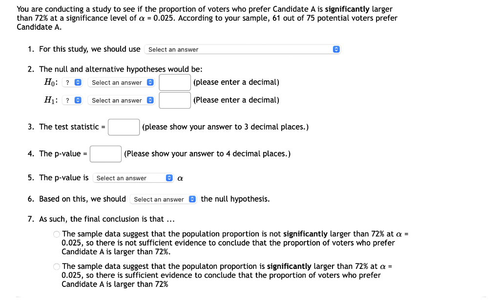 Solved You are conducting a study to see if the proportion | Chegg.com