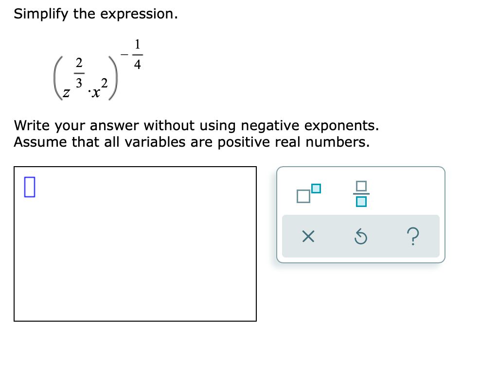 Solved Simplify the expression. 15 15 15 15 Write your answer  Chegg.com