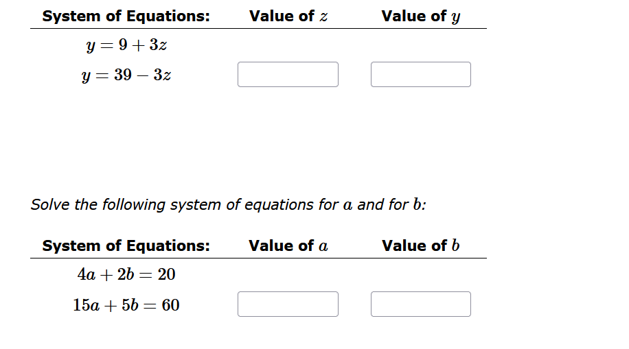 Solved Solve The Following System Of Equations For A And For | Chegg.com