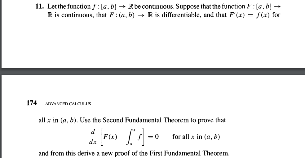 Solved 11. Let The Function F:[a,b]→R Be Continuous. Suppose | Chegg.com