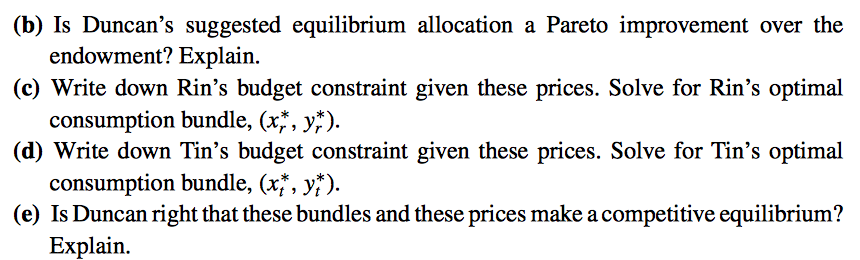 Solved = α 3. Px α ру Consider An Exchange Economy With Two | Chegg.com