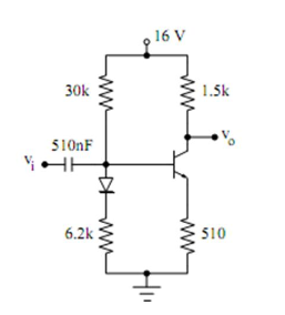 Solved VBE=0.7V and β=200 for the transistor used in the | Chegg.com