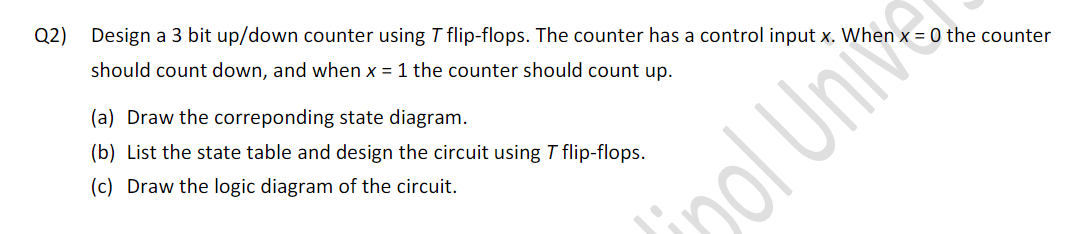 Solved Please Solve A , B And C And Draw The Logic Diagram | Chegg.com