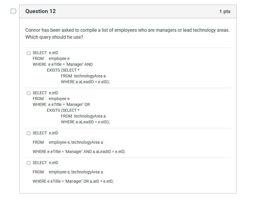 Solved Question 10 1 pts Carla decides to write another | Chegg.com