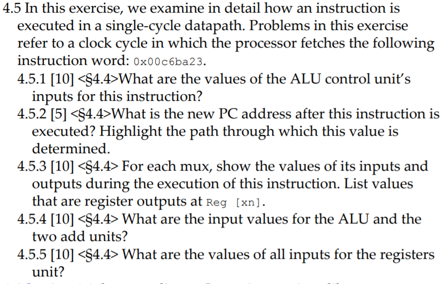 Solved 4 5 In this exercise we examine in detail how an Chegg com