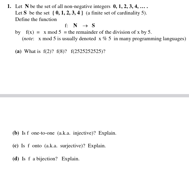 Solved Let N be the set of all non-negative integers | Chegg.com