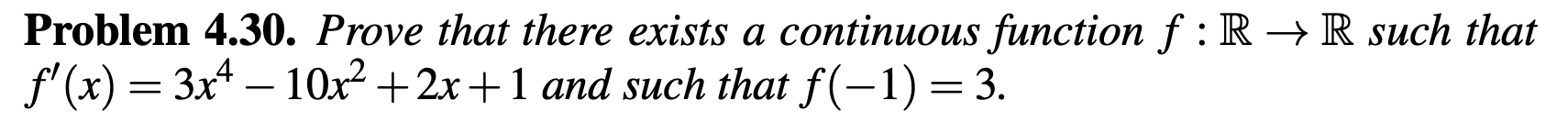 Solved Problem 4.30. Prove that there exists a continuous | Chegg.com