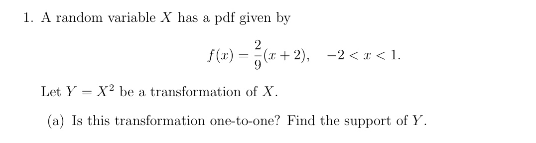 Solved 1. A random variable X has a pdf given by f(x) = (x + | Chegg.com