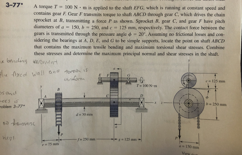 Solved 5. A chain drive mechanism is shown in the text (HW