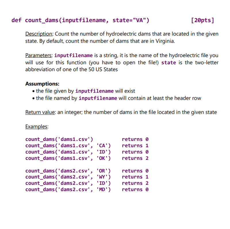 Solved Restrictions Any function that violates any of the | Chegg.com