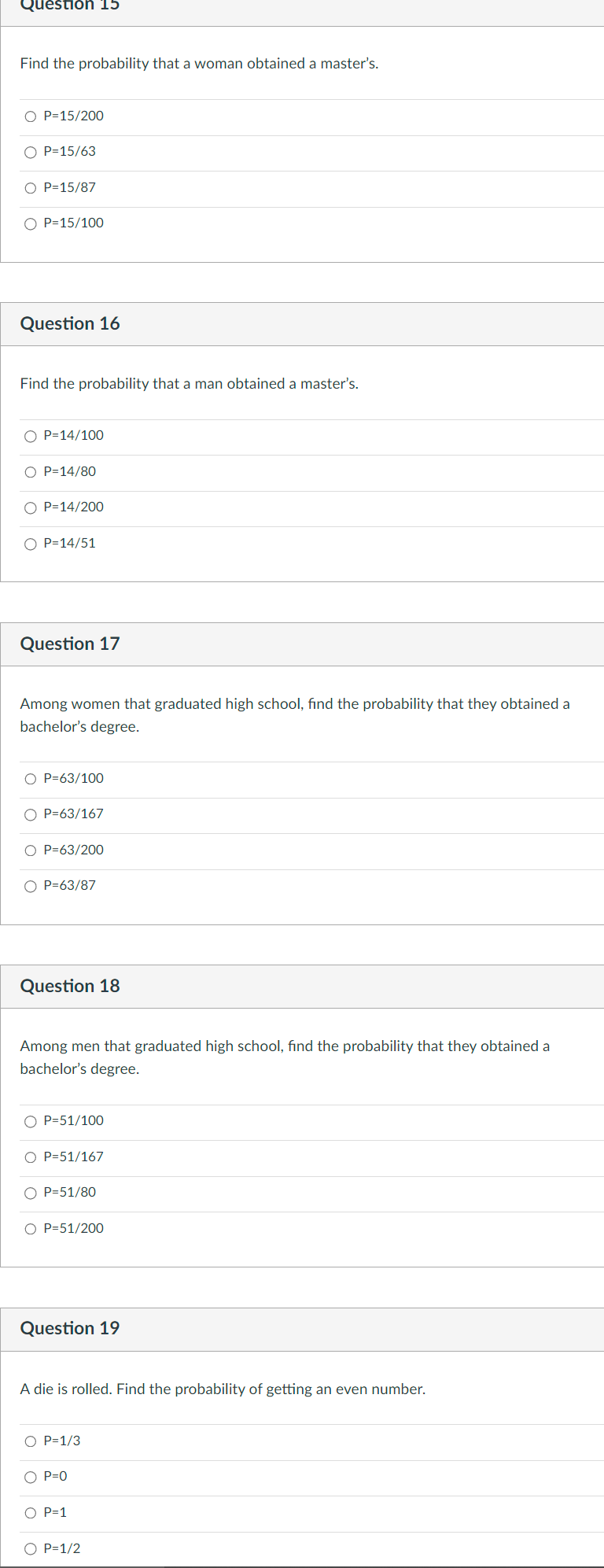 Need the answer for these 5 questions so I can double | Chegg.com