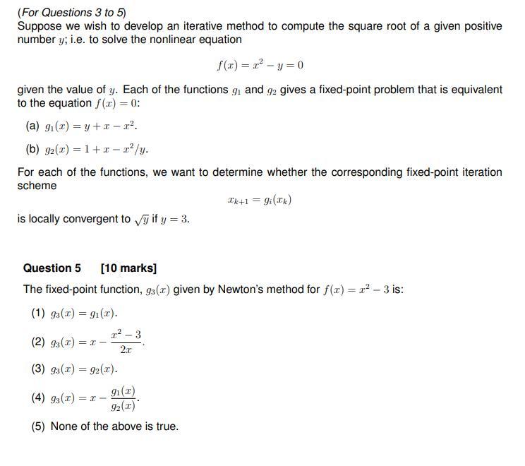 Solved (For Questions 3 to 5) Suppose we wish to develop an | Chegg.com