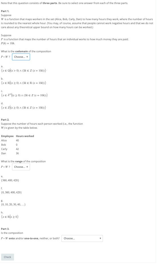 Solved Note that this question consists of three parts. Be | Chegg.com