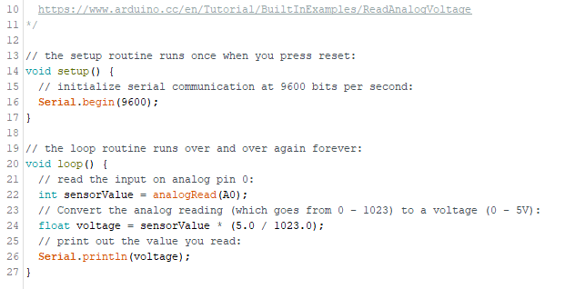 Solved 1. Look at the example code below and explain its | Chegg.com