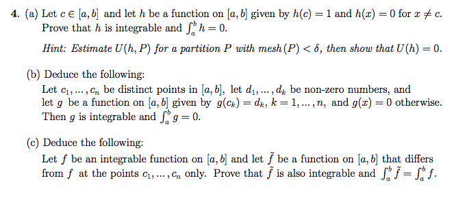 Solved 1 Give An Example Of A Function F On 0 1 Such Chegg Com