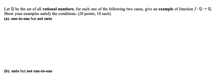 Solved Let Be The Set Of All Rational Numbers For Each Chegg Com   PhpgdDX90