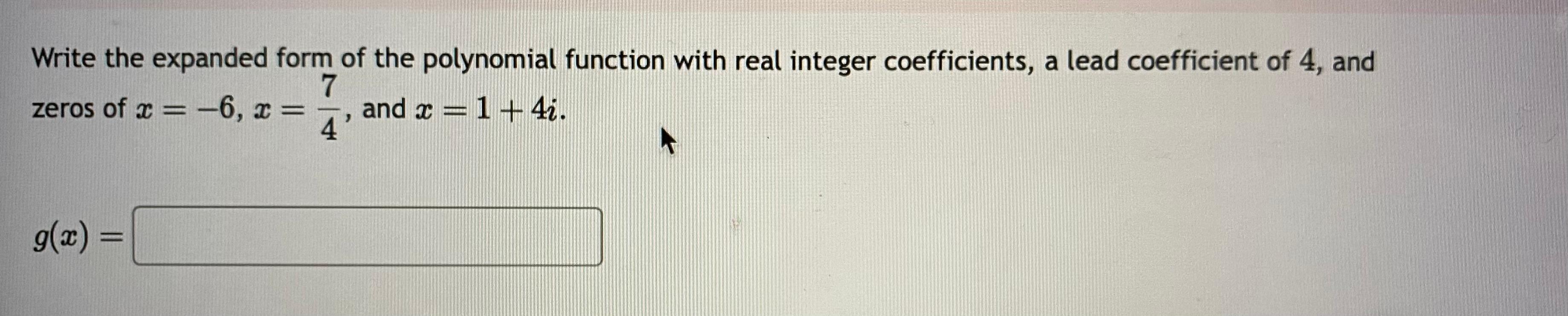 solved-write-the-expanded-form-of-the-polynomial-function-chegg