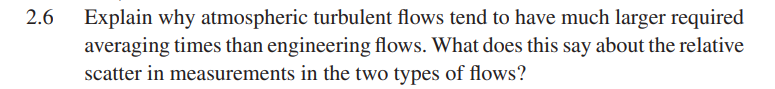 Solved This exercise comes from Ch2 of J.C. Wyngaard, | Chegg.com