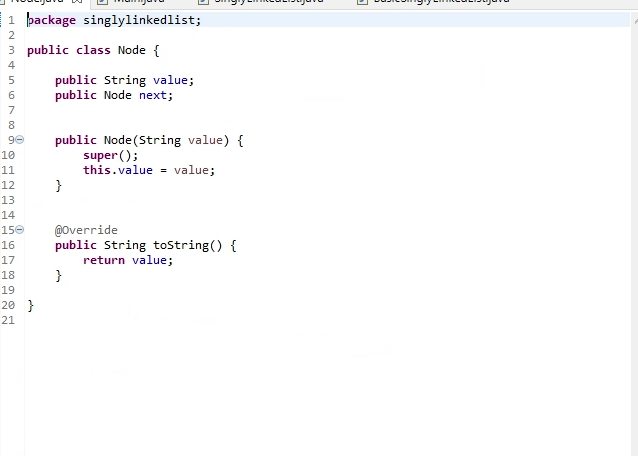 THIS 3. The Node class: a. The Basic SinglyLinkedList | Chegg.com