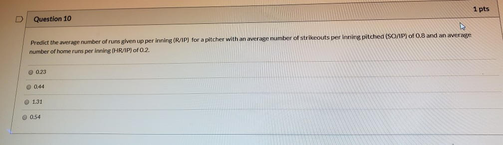 Solved Question 7 1 pts Questions 7 to 10 are based on the | Chegg.com